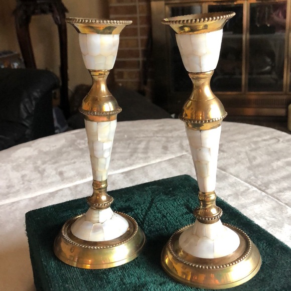 Pair of vintage Candle Sticks ❤️ - Picture 1 of 8